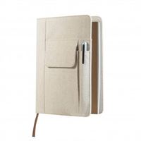 NOTEPAD SPIRALATO A5 JUTA E COTONE